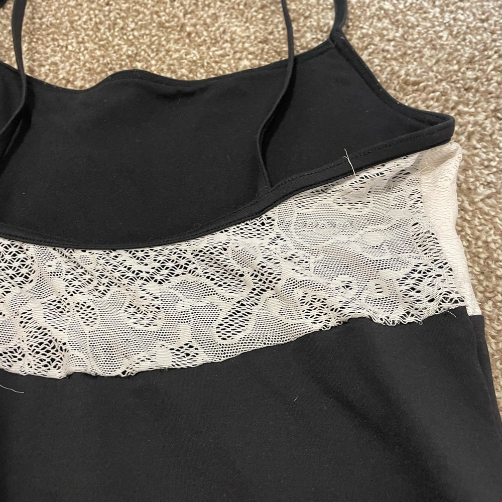 Sansha Black leotard with white lace
- size 6/ adult small - Picture 4 of 6